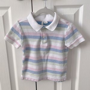 Boys Janie and Jack pastel polo
